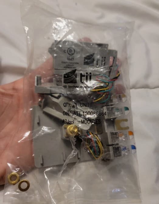 TII Technologies Inc ABJACK-MODULES - Abjack Entrance Bridge Module Installed In New Or Existing Nid  Connects Cat 5  Customer Iw/alarm System To Tooless Idc Rockers. E/w 2 Test Access Ports. Fit In All Nids. Inc Adapters Allow Installation In Older Cac 7600 Style Nids