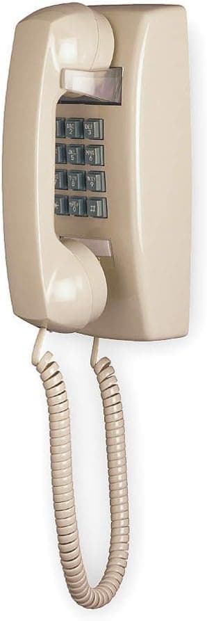 Cortelco Inc. 255444-VBA-20M - Phone 2554 Wall Ash W/vol Ctrl