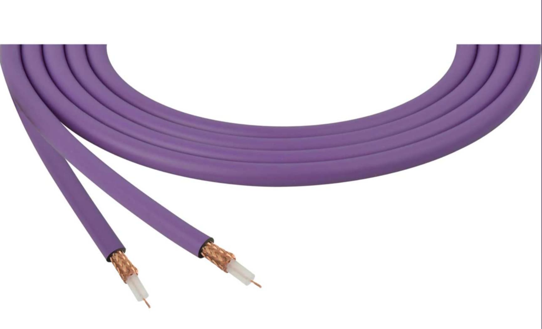 500-units min. Belden Cable, Rg59 Quad Hec 8-pack V100177 Violet 500 Ft Reel - YR51180007500