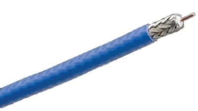 12-units min. Belden Cable, Mini Rg59 Dual Shield 16pk Blue/blue,ft - YR48327BLUE