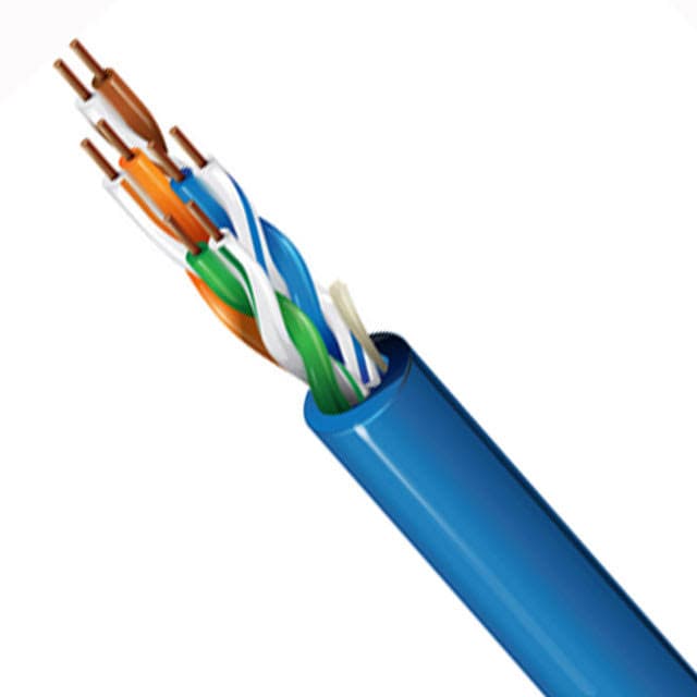 Belden 1585A - *24ga 4 Pair UTP CAT5E Plenum (Blue)