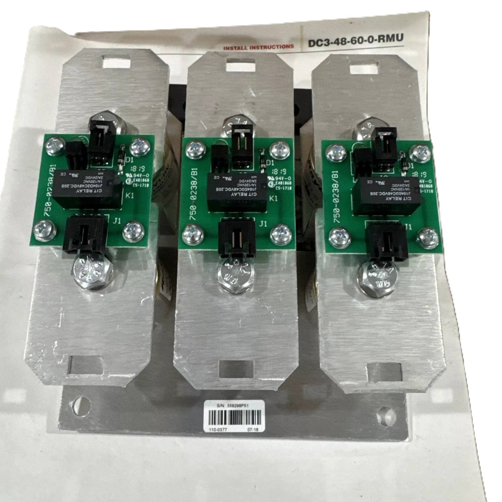 Raycap DC3-48-60-0-RMU - Module Assembly - Field Upgradeable, Pre-wired Module Package For 3 Remote Radios