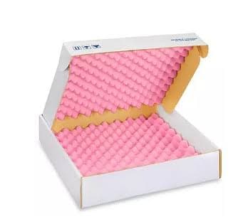 5-units min. ULine 18 X 18 X 4in Anti-static Foam Shippers 9 Boxes/case - S-5482