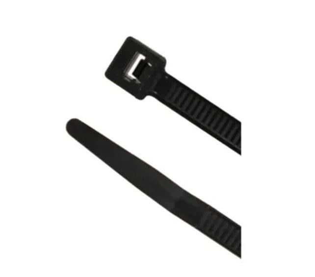 6667-units min. Kable Kontrol Strap Cable W/head 15" 250lb - CT15BK