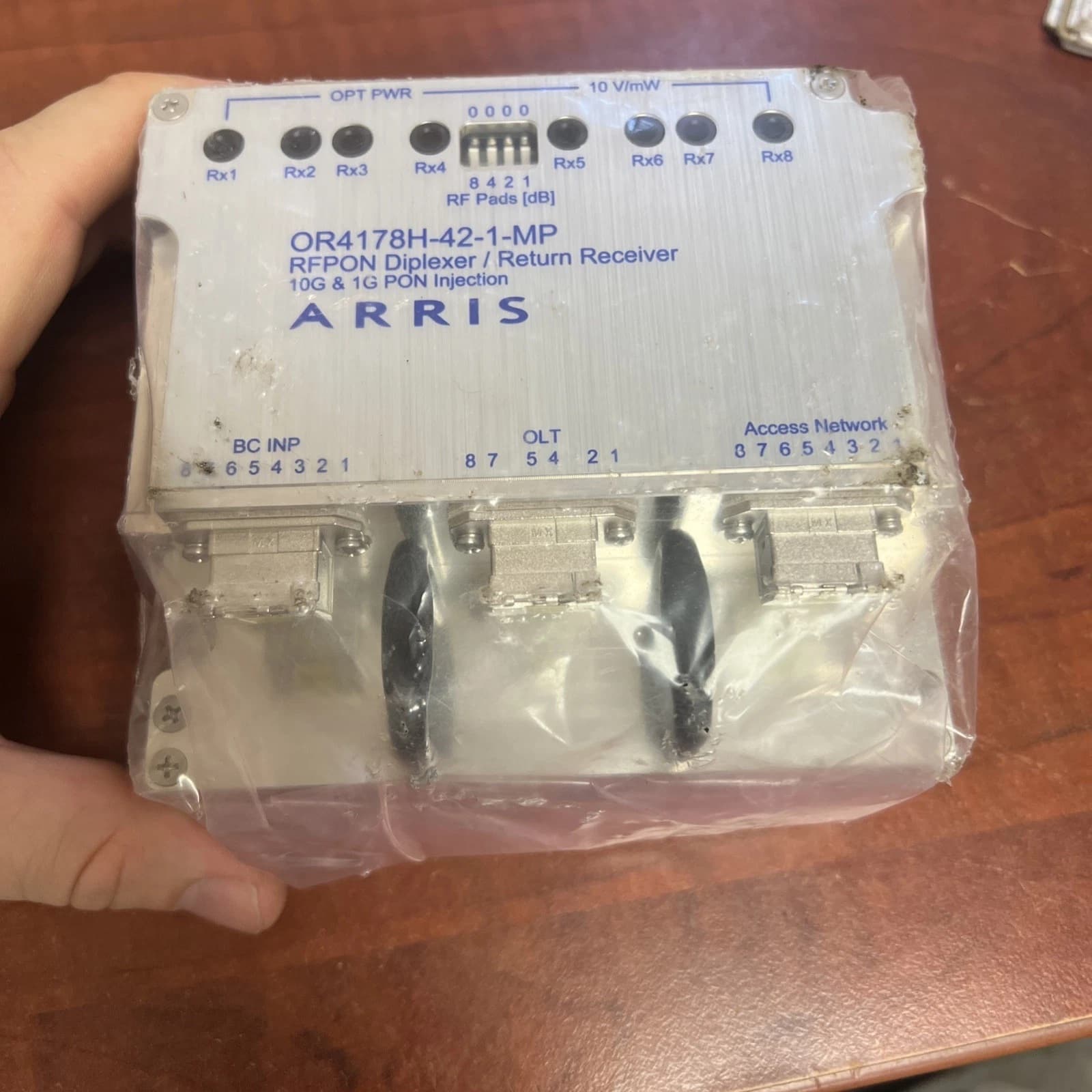 Arris OR4178H421MP Rfpon Diplxr/rtn Rx 1550/1610&10/1g Pon