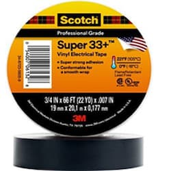 4-units min. 3M 3/4 Electric Tape 76ft - 33+-3/4X76FT-1
