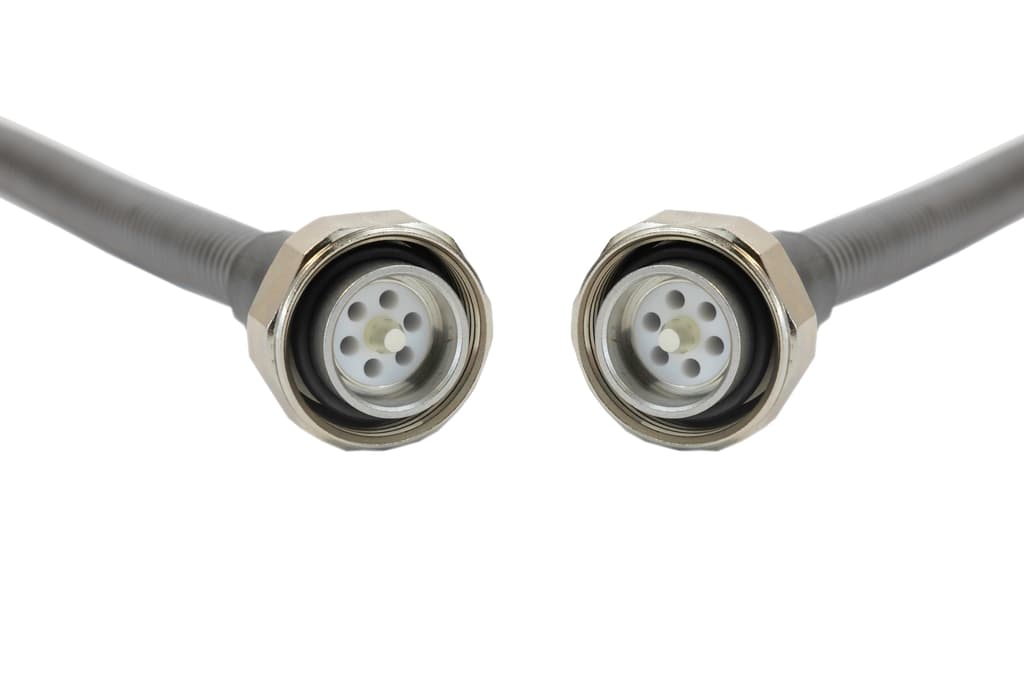 2-units min. Rosenberger Coax Jumper Din 4ft - SLJ12RP-60M60M-4FT-00