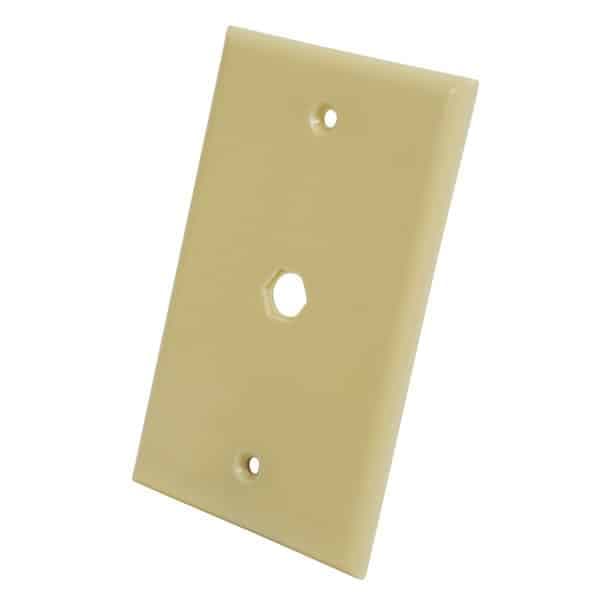 2-units min. GemTech LLC 100-0050-02 - Wall Plate - Ivory #100-0050-0