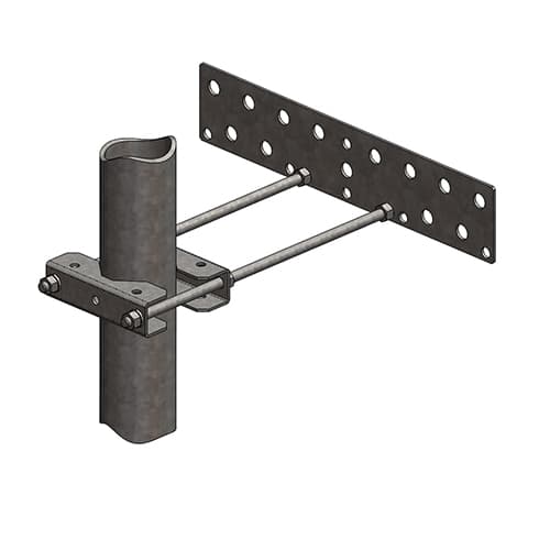 2-units min. Concealfab Pim Shield Cable Support Bar, Pole Mount Kit, 13 Pos, Ext Range - 900352-02