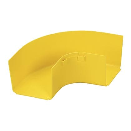 7-units min. Panduit Horizontal Right-Angle Fitting - 4x4 Channel - FRRA4X4YL
