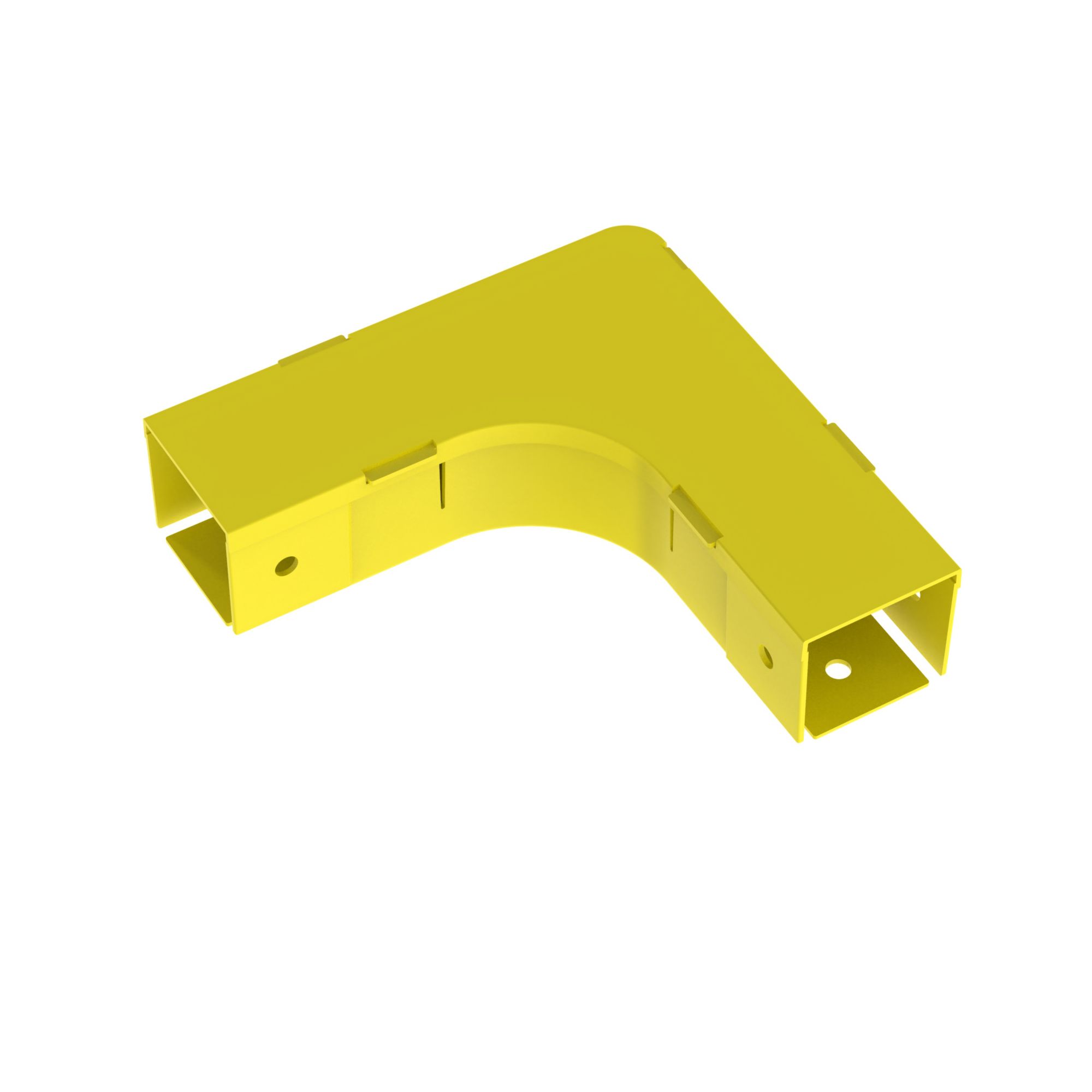 2-units min. Panduit FRA2X2LYL – Horizontal Right Angle Fitting – 2x2 – 2in Bend Radius - FRA2X2LYL