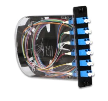 TII Technologies Inc PSC12RSA9B - 12 Port Sm Os-2 G.657a1 Sc-apc Patch And Splice Cassette 900um