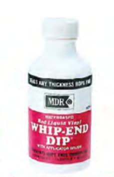 2-units min. Pigeon Mountain Industries, Inc. Rope Whip End Dip 4 Ounce Red - RC48012