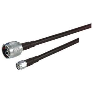 RF Industries 121C24014102400 - N-male To Sma-male 240 Series Assembly, 20 Ft