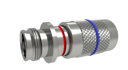16-units min. Amphenol Acc Connector, 4.3-10(female), For 1/2" Foam & Air Dielectric Cable - AFDF138-1