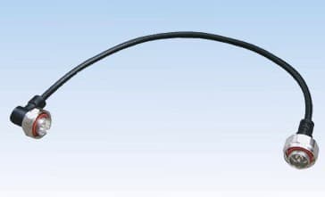 Amphenol Fuyang AFK102-6-5M-B - Rf Jumper 1/2" Low Pim - 7/16din(m) To 7/16din(m) Right Angle (w/ Weather Proof Boots) - 5 Meter