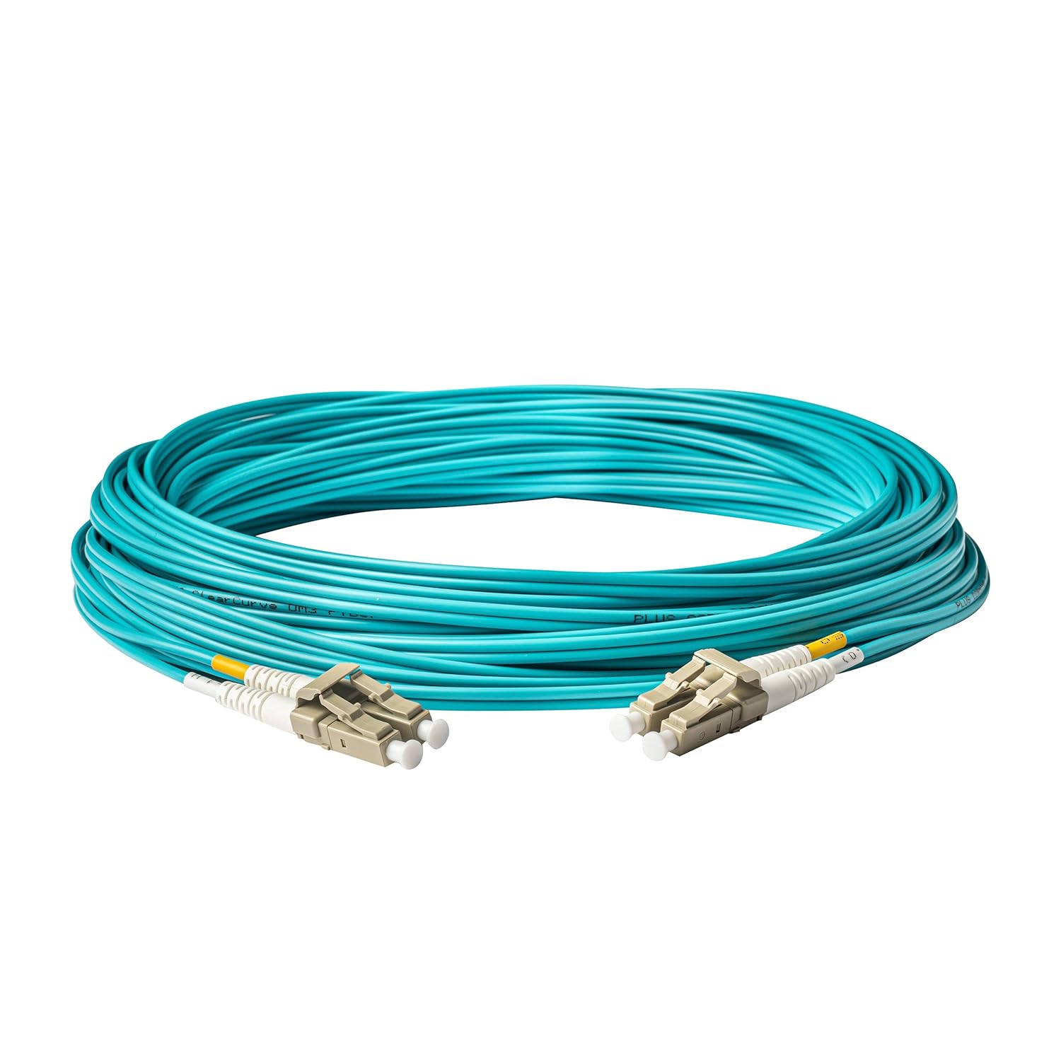 27-units min. FS.Com Fiber Jumper, Crossover, Lc-lc, Multimode 50/125 (om3-150), Armored 3.0mm, Duplex, Lszh, 10 Meter - 671OM3A-150671-10M