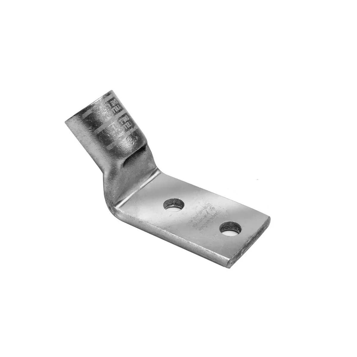 5-units min. Burndy Lug 4 Awg Str 2h 3/8in Stud 1in 45 Deg Long - YAZ4C2TC3845