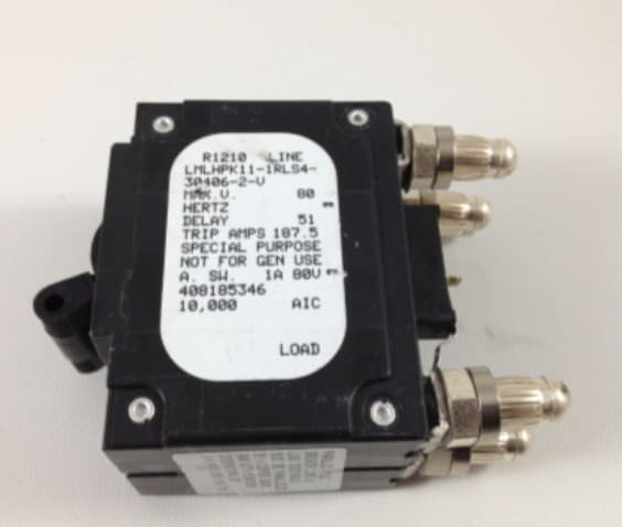 6-units min. Airpax 2 Amp Breaker - LMLHPK11-1RLS4-30406-2-V