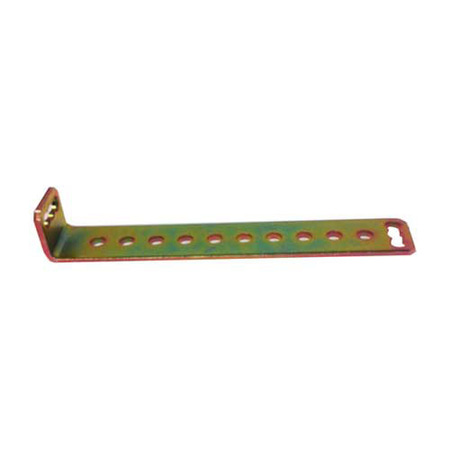 2-units min. Cooper 6" Cable Organizer L-bracket Yellow Zinc, Rubber Cap & Hardware - SB58106YZ
