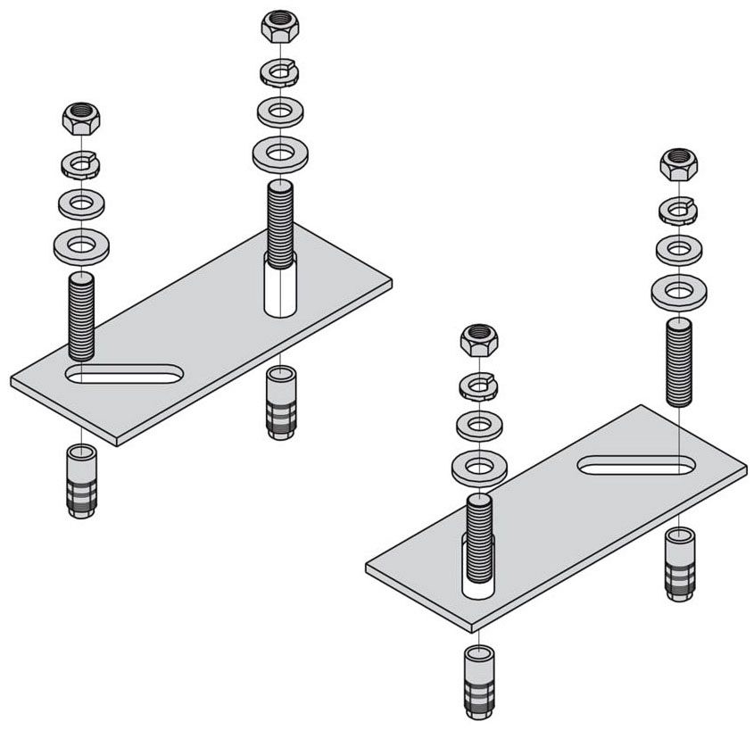 2-units min. Cooper Sc Zone 4 Anchoring Kit Expansion Type - SB5595HTG