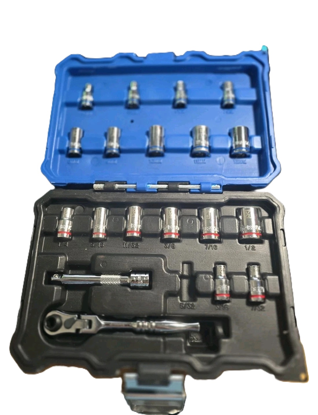 Unknown 573335 - Kobalt 20 Piece Socket Set 1/4" (used)