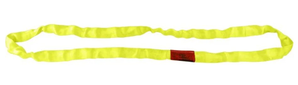 3-units min. Lift-All Company, Inc. Yellow Endless Round Sling 12' - LT-EN90X12