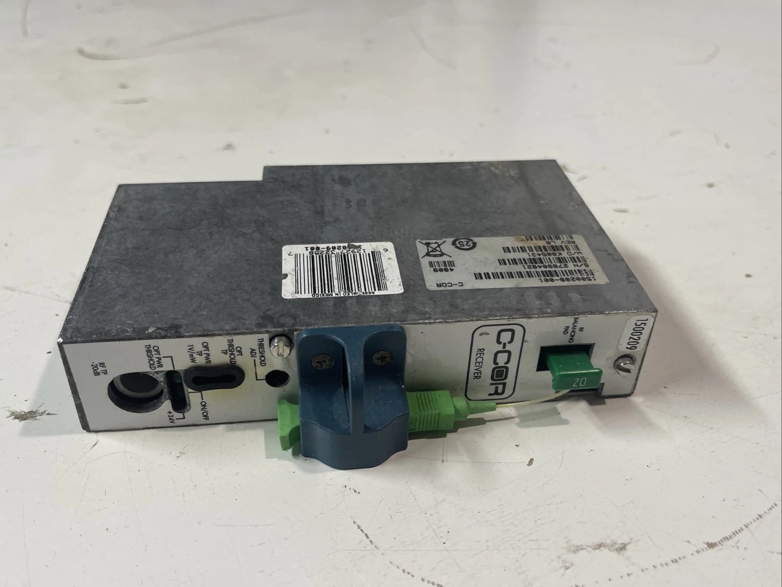 5-units min. CCOR Receiver 1ghz Sc/apc For Optimax 4100 Segmentable Node - 1500209-001