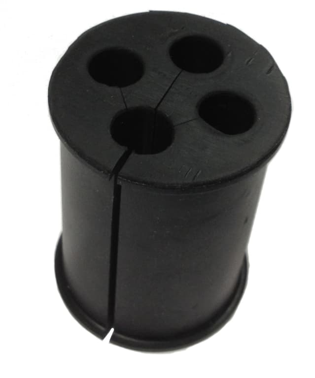 6-units min. Rosenberger HANGER ADAPTOR GROMMET FOR FOUR 7 MM CABLES. USED WITH 1-1/4'' SNAP-IN HANGERS AND DOUBLE CLAMPS. (KIT OF 10) - CX629-HA0407