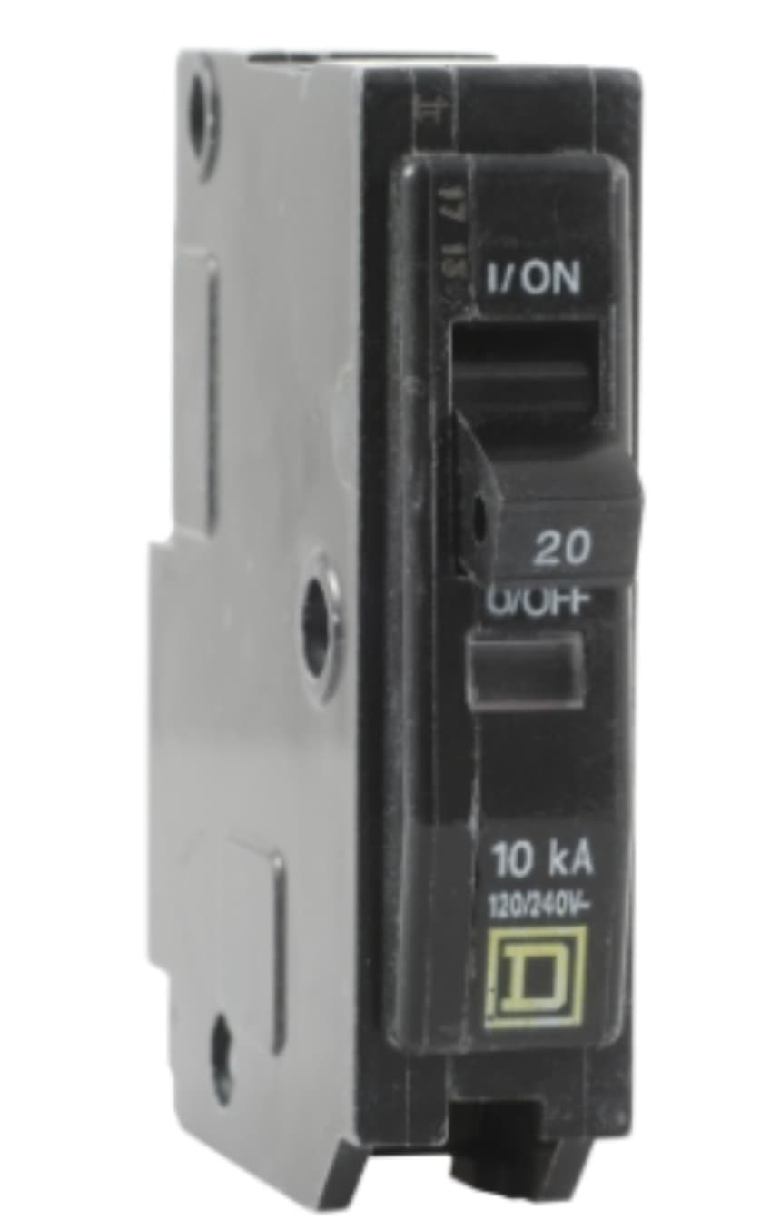 7-units min. Generic Brand Qo120, 20 Amp, Sqd Circuit Breaker, New, Qo, 1 Pole, 120 Vac, 20 Amp, Sqd Circuit Breaker, New, Qo, 1 Pole, 120 Vac - QO120