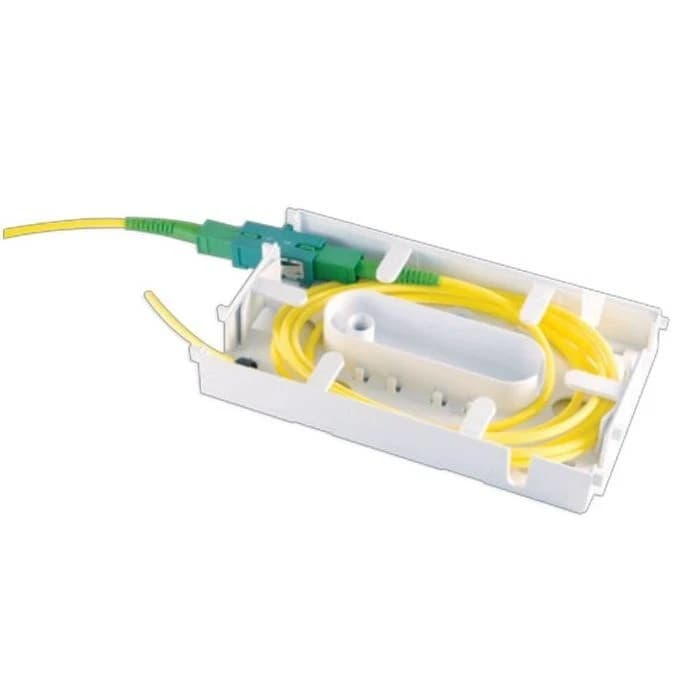 17-units min. Oldcastle BuildingEnvelope Fiber Transistion Case - White Sc/apc Adapter - 125-0873
