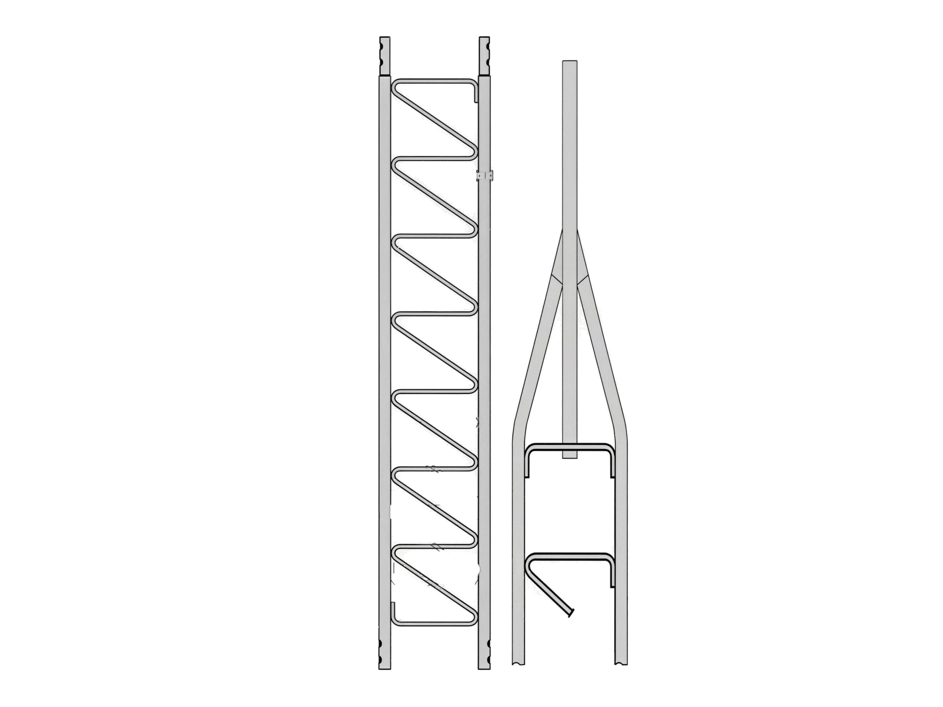 Rohn Products LLC 25G - Standard 10'Twr Section- Model 25G Twr