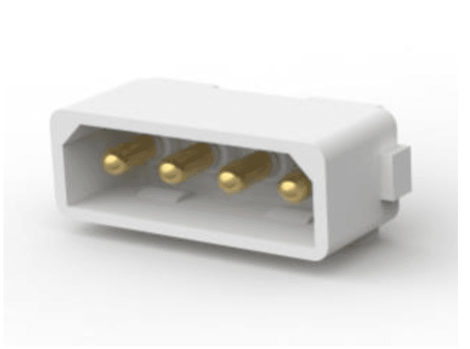 1150-units min. AMP 350211-2 CONN, 4 PIN, PC MOUNT - 350211-2