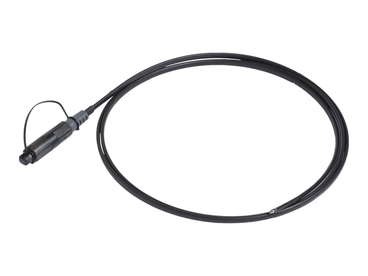 Corning 434401EBPTS120F - Cable Assembly, Sst-drop, Sc Apc Optitap Connector To Simplex Sc Apc, Sst-drop Toneable, Heat-shrink Furcation, 2.0mm Leg On Simplex With Pulling Grip, 120ft