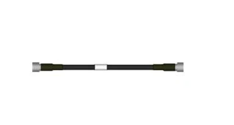 CommScope LS2-HMHM-8-D - 3/8 LSF2 LOW LOSS SUREFLEX, CABLE JUMPER WITH INTERFACE, TYPES 4.3-10 MALE AND 4.3-10, MALE 8FT ()(