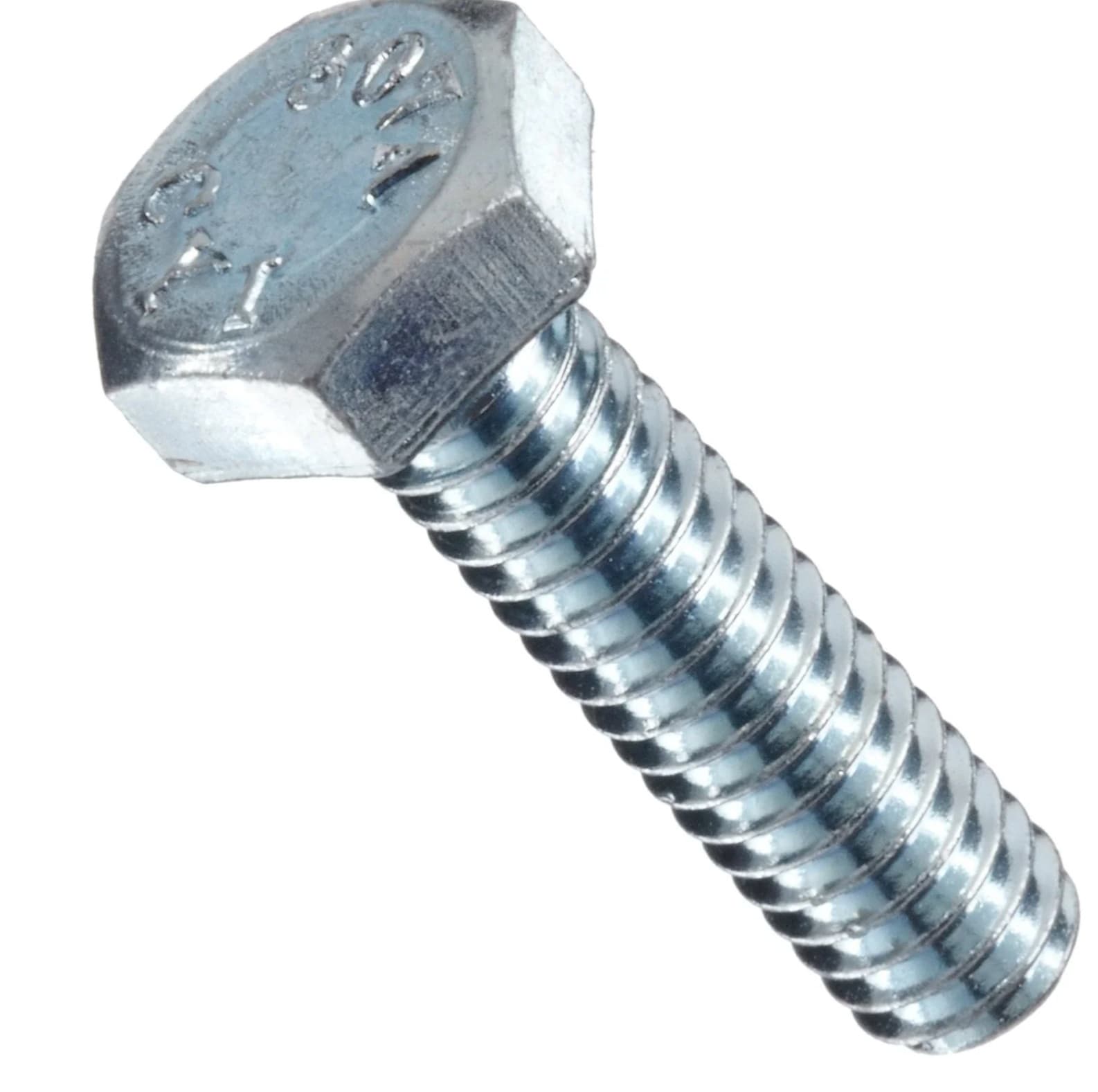 209-units min. Rexel Utility Bolt 1/2" 13 X 1" Hex Head Zinc Box/50 - 75579