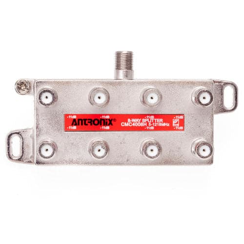17-units min. Antronix Splitter, Nickel Alloy Plated, 1.2 Ghz, 8-way - CMC4008H