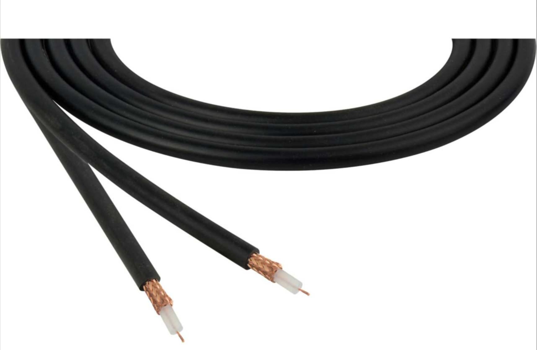 27-units min. Belden Cable, Rg59, Hec 8-pack 9167, Silver Plate Copper Steel, Black - YR49270B59