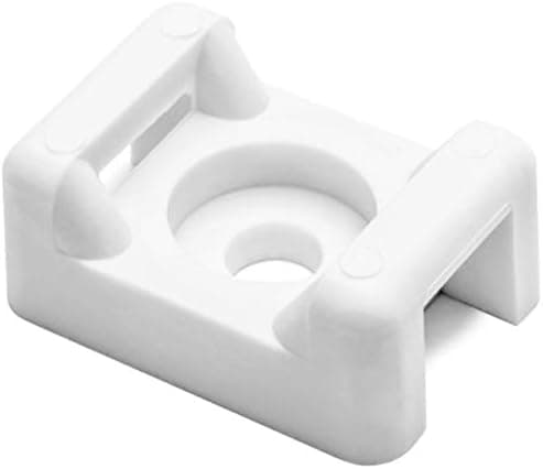 Premier CTM210C2 - Cable Tie Anchor Mount, Pa66, White, 100/pkg
