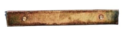 Newton Instrument Company 0041190110 - Cable Tie Bar For Unequal Flange Equipment Rack 84 Inch Or 90 Inch Zinc Plated And Gold Chromate Finish (ea=kt)