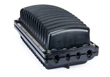 Corning 80611486665 - Splice Case Fiber Optic 8 Inline Ports 4 Butt Ports