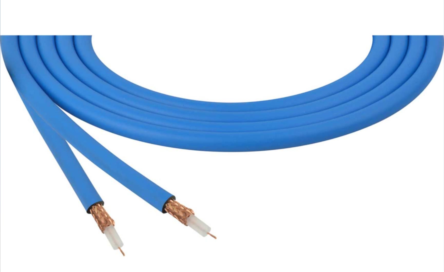 500-units min. Belden Cable, Rg59 Quad Hec 8-pack V100177 Blue 500 Ft Reel - YR51180006500