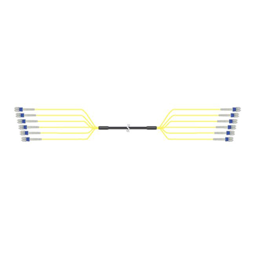 CommScope RFFT-12SM-001-60M - Fiber Optic Cable Assly, 12sm Lc-lc 60m