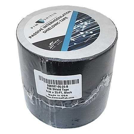 Concealfab 008587-06-25-B - Pim Tape; 6-in X 25-ft Roll;, Black