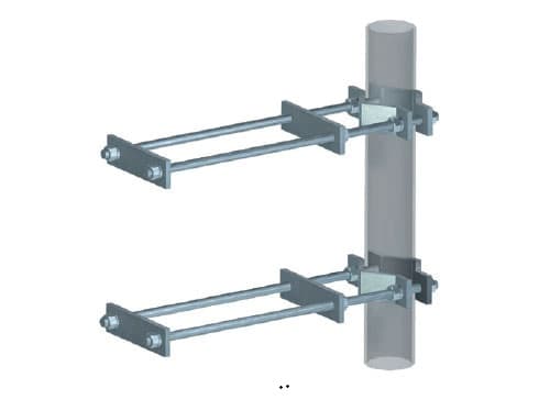 2-units min. Site Pro 1 CLAMP SET WALL MOUNT 1 - 4-1/2 - WM1665