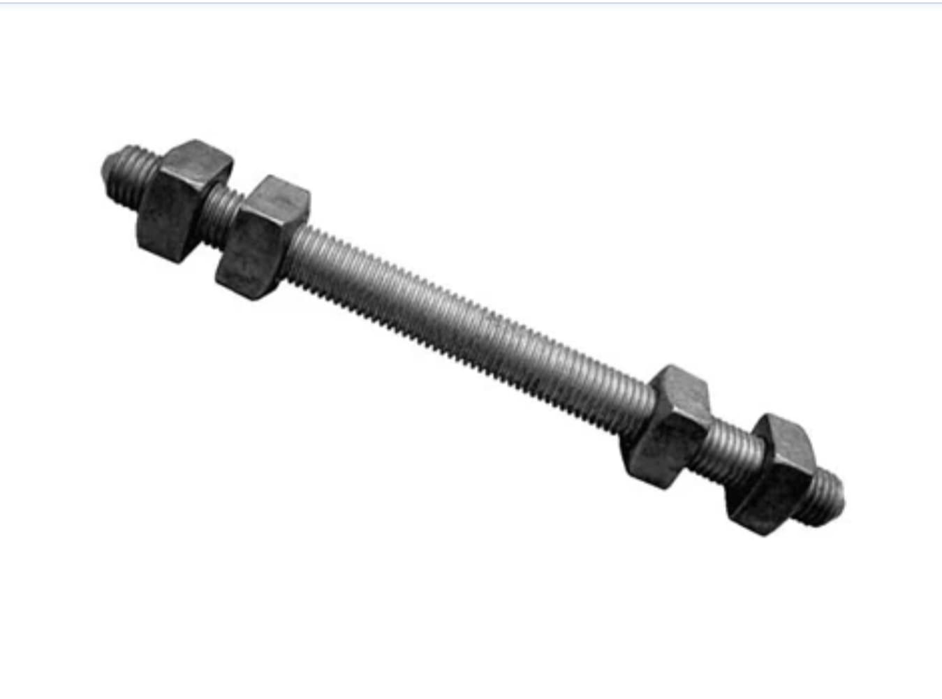 12-units min. Maclean Senior Industries Bolt Double Arming 5/8" X 16" Galv - J8866