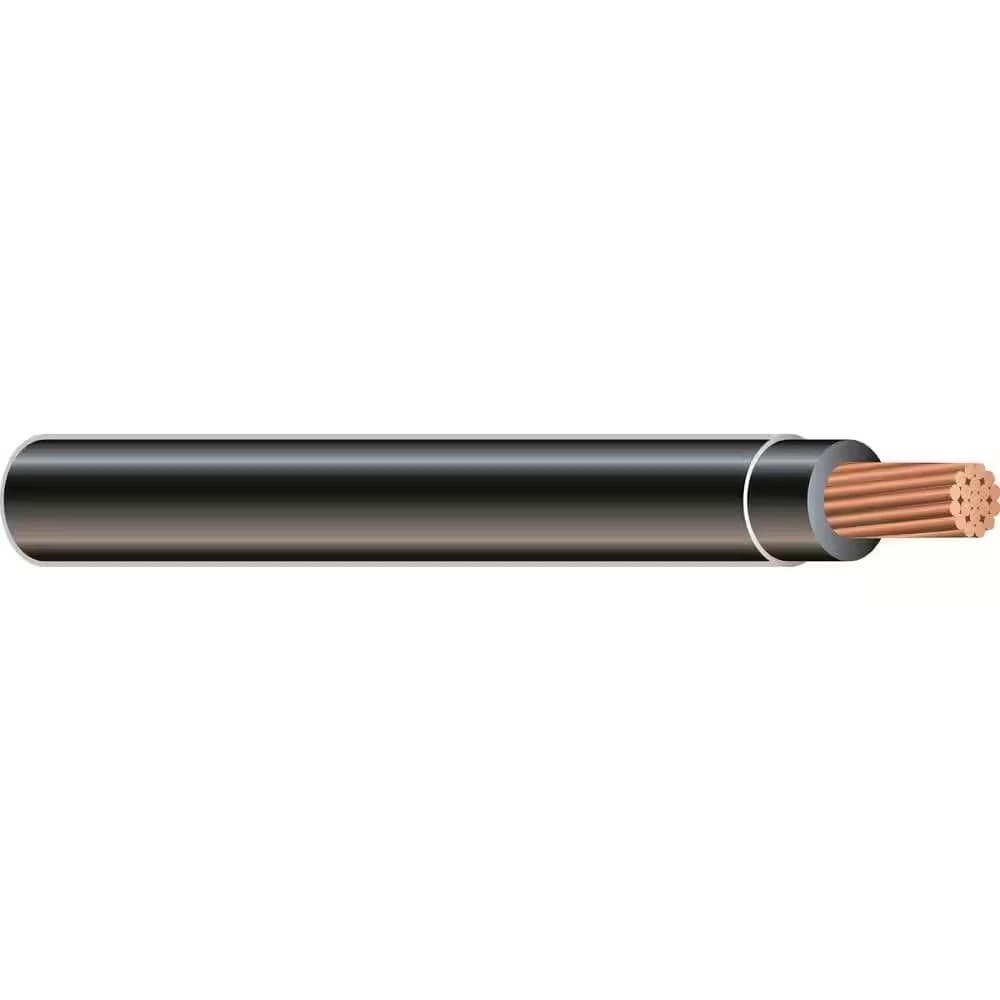 20-units min. Patriot Power &Communications Inc. Wire, Thhn, 3/0, Stranded, Black - THHN3/0STRBLK