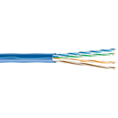 556-units min. Patriot Power &Communications Inc. Cat 5e Cable, Riser Rated, 4 Pair 24 Awg Non-shielded Per Foot - CAT5E-BLUE-RISER