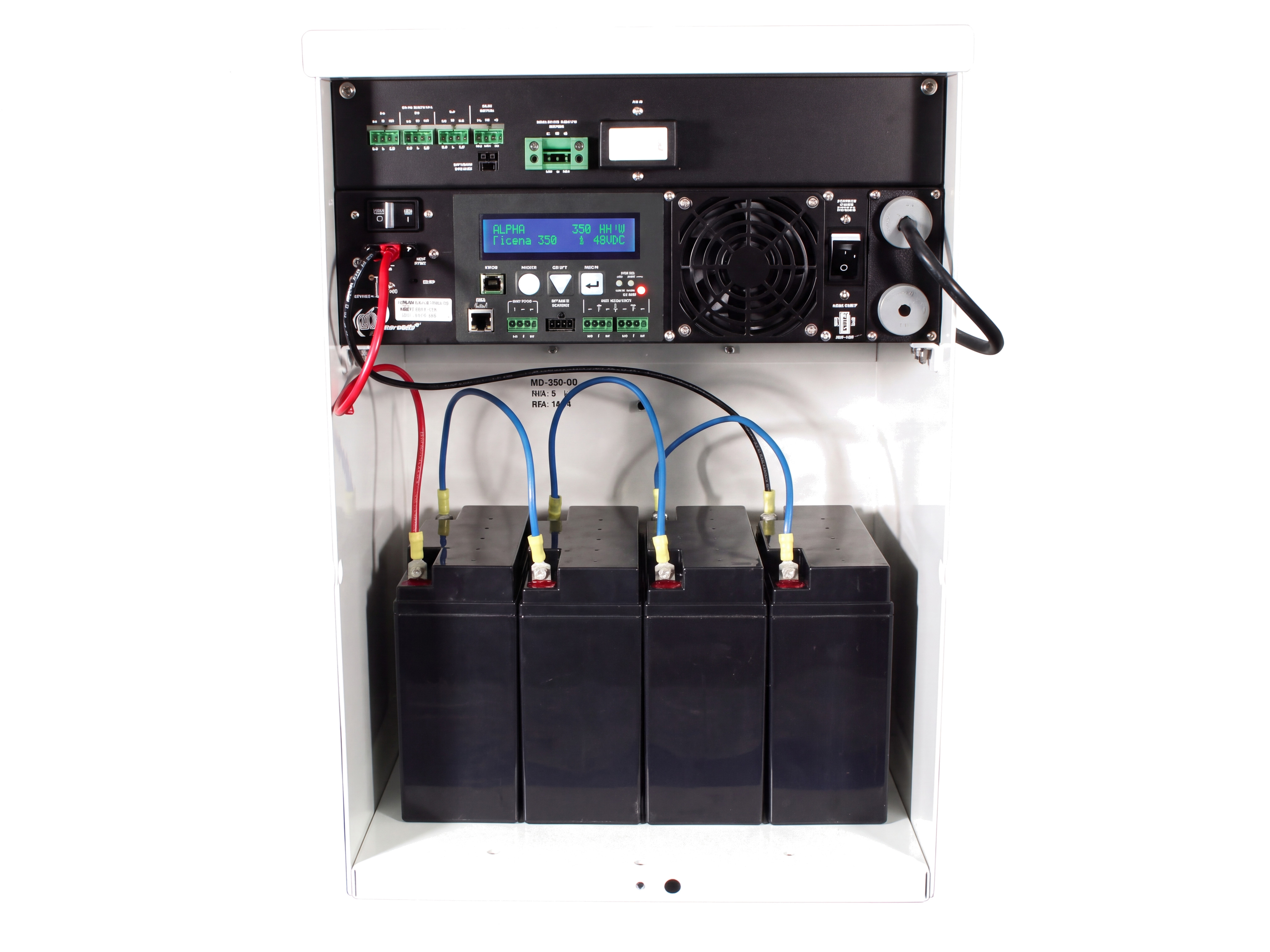 Alpha Technologies 017-243-22 - Micro 350 Outdoor UPS & NEMA 3R Enclosure, 350VA/W, 48VDC, SNMP