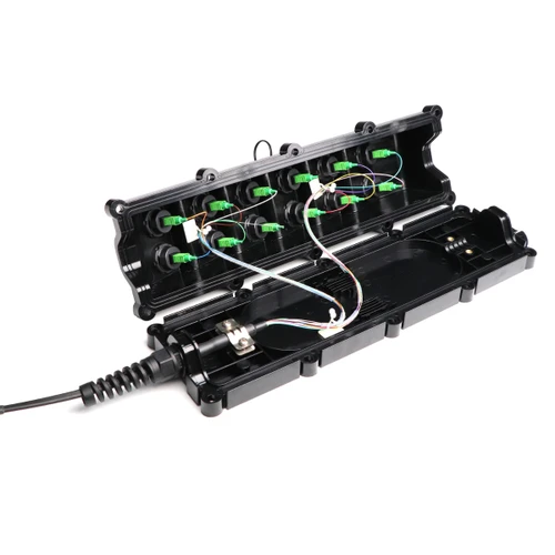 2-units min. Canyon CY-DCT-112-TAPP030DF12C - 12-Port OptiTap-Compatible Service Terminal, 300 ft Dielectric Flat Drop Tail